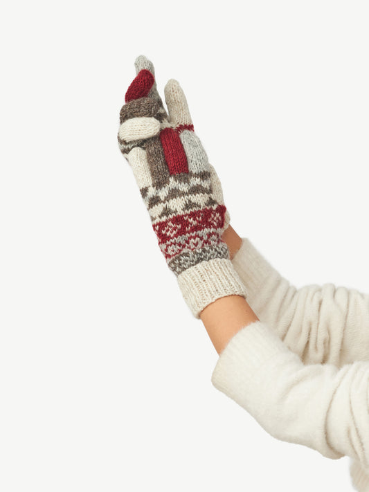 Christmassy Woolen Gloves