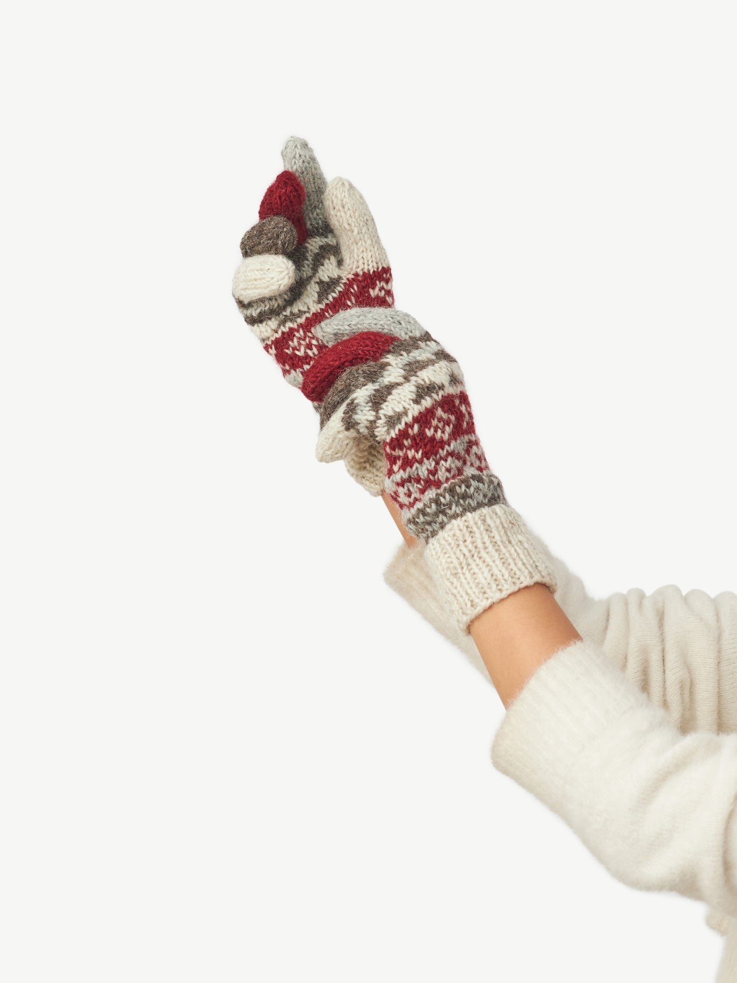 Christmassy Woolen Gloves
