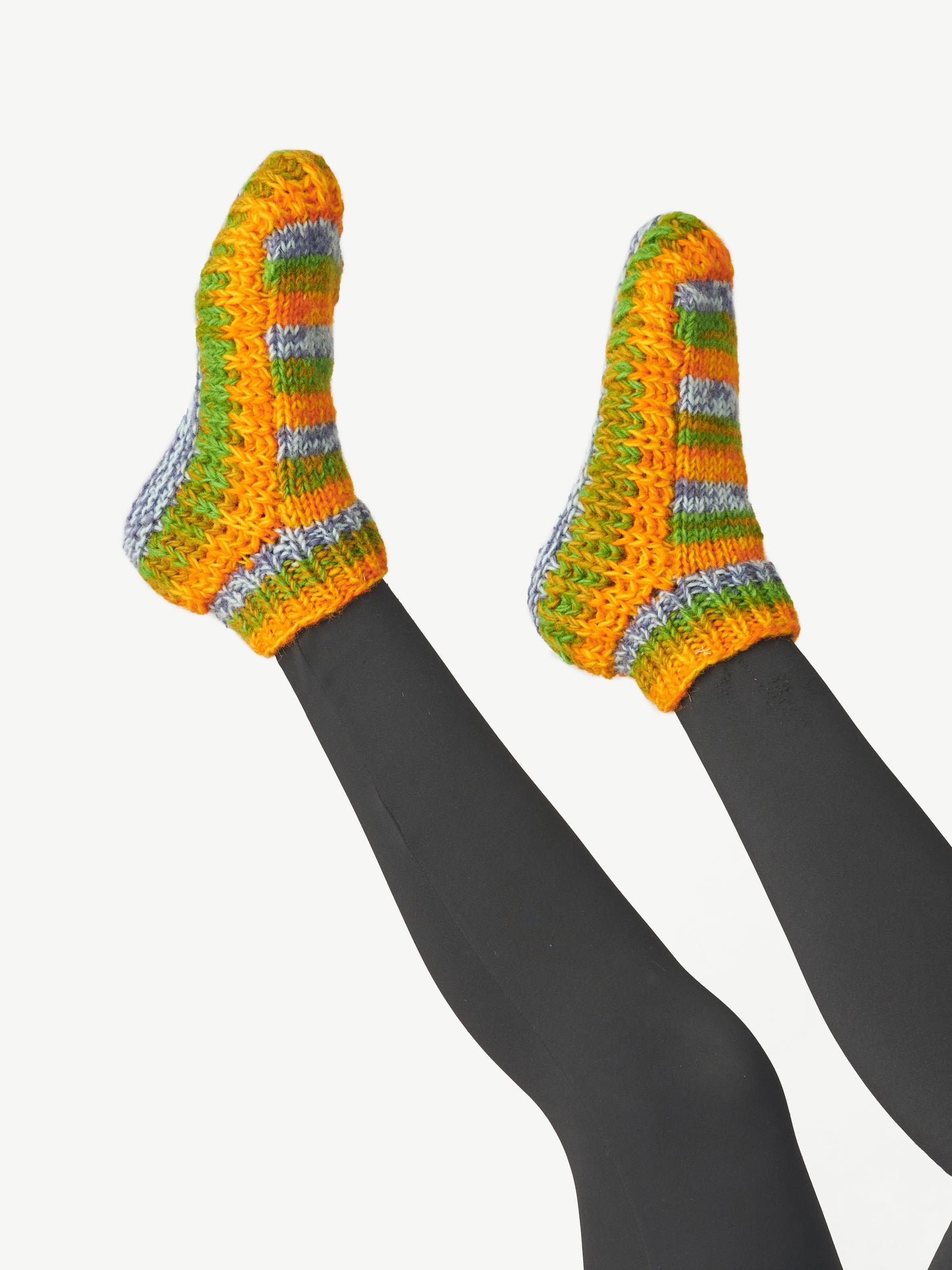 Warm Multicolored Woolen Socks