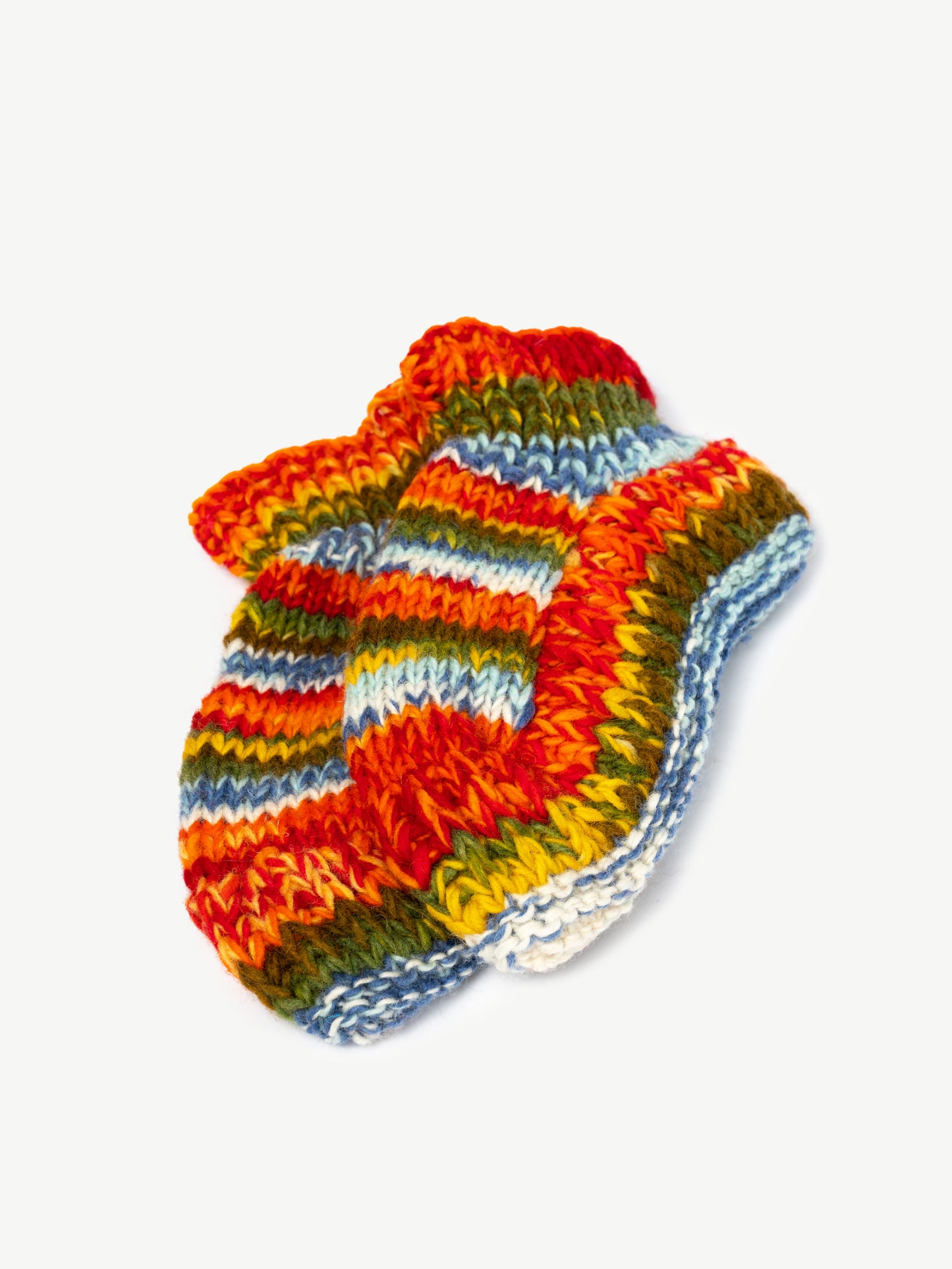 Warm Multicolored Woolen Socks