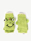 Green Frog Woolen Mittens/Gloves
